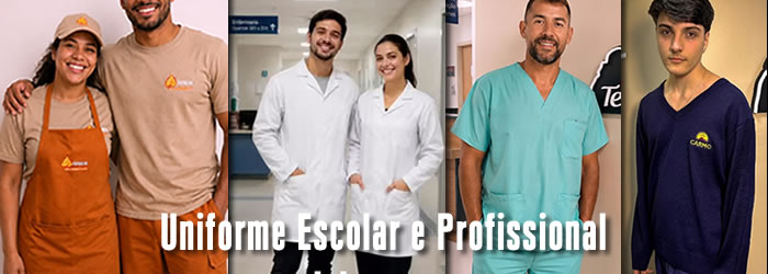 Conheça nosos Uniformes Escolar e Profissional